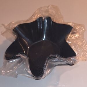 Four Avon Blue Tortilla Shell Baking Bowls